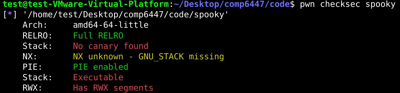spooky_checksec Image